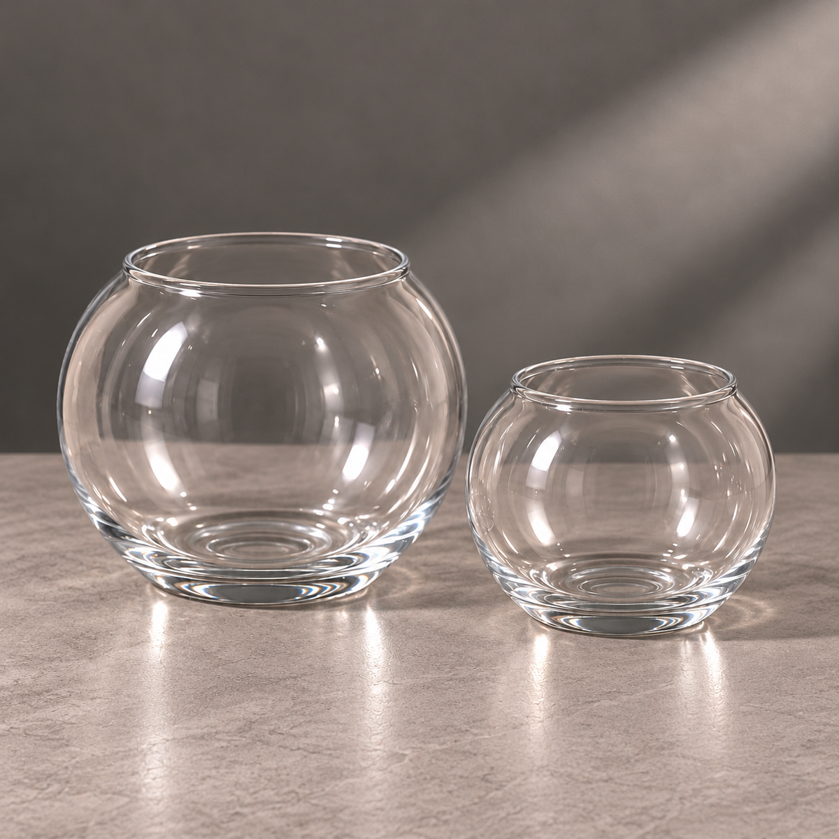Round Glass Bowl